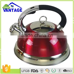 2016 New Design 2.5L Stainless Steel Whistle Tea Kettle With Mirror Polished thumbnail-2