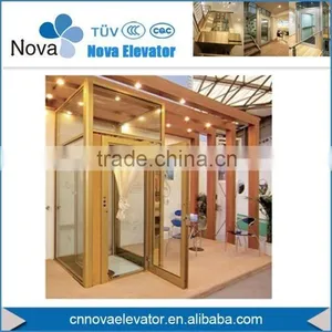 88888 Luxury 0.4m/s 320 KGS Home Elevator With Cheap Price , Villa Lift ,hydraulic Home Lifts thumbnail-1