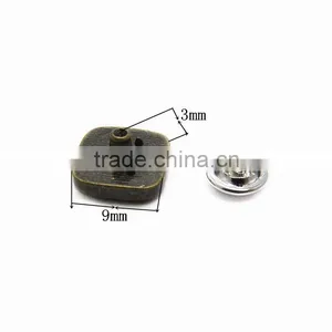 Fashion Decoration Custom Metal Rivet Logo thumbnail-2