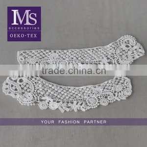 New Design Cotton Embroidered Collars, Natural Color Cotton Collar for Garments thumbnail-1