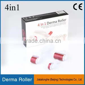 High Quality 4 in 1 Derma Roller Micro Needle Therapy Derma Roller Kits DRS for Face and Body Treatment thumbnail-2
