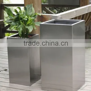 Fashion Design Bonsai Pot Stainless Steel Flower Container and Flowers Pots thumbnail-6