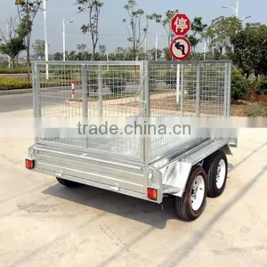 Hot Dip Galvanized Tandem Box Trailer Optional Ramps thumbnail-6