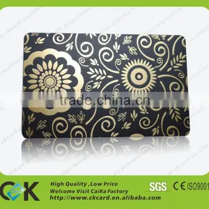 Elegant Gold Color Plastic Card Printing in Shenzhen Manufacturer thumbnail-5
