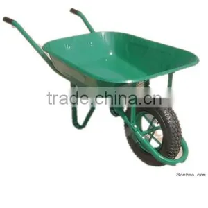 Wheel Barrow WB6400 for Building Implement ,High Quality Green Color Wheel Barrow 130kg for Sale thumbnail-1