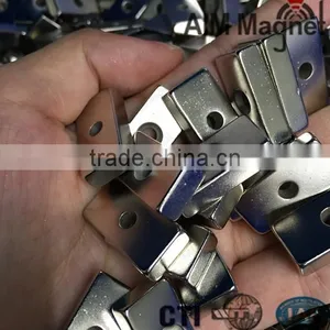 Neodymium Magnet Block With Screw Hole thumbnail-1