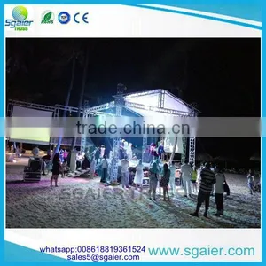 Live Concert Aluminum Pitched Roof Truss Design thumbnail-1
