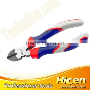 Professional Germany Type Tri-color TPR Handle Diagonal Pliers thumbnail-1