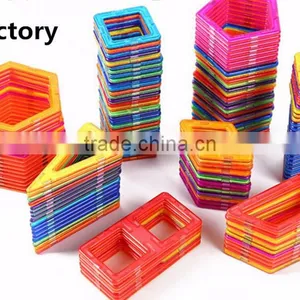 Factory Direct Sell Kids Toy Plastic Magnetic Bulding Blocks With Different Shapes thumbnail-1