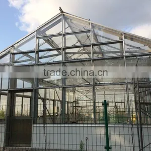 RoughBrothers Glass Covered Aluminium Greenhouse thumbnail-1