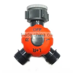 2-Way Garden Hose Splitter With Dial Switch thumbnail-2