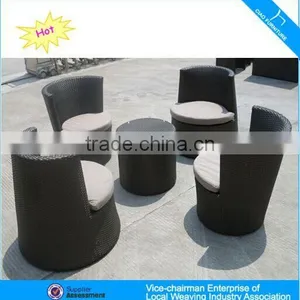 Cheap Home Rattan Furniture Garden Wicker Coffee Table and Chair thumbnail-1