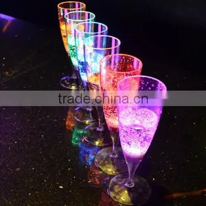 150ml LED Light Drinking Glass Led Glasses Party 6 Color Changing Liquid Glow Wine Cup thumbnail-1