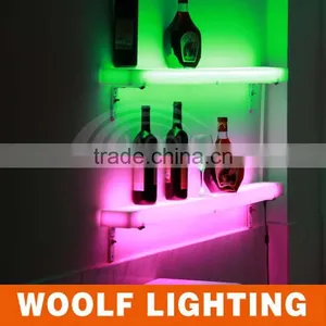 Led Colorful Wall Mounted Wine Rack Shelf thumbnail-1