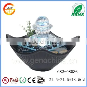 Ceramics and Glass Material Table Mini Water Fountain Crafts Gift thumbnail-1