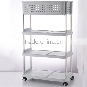 3 Tier Durable Impact and Rust-Resistant Plastic Shelves thumbnail-2