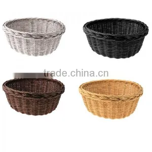 Wholesale Large Flat Willow Wicker Sundries Storage Basket, Wicker Basket thumbnail-1