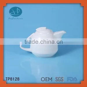 Porcelain Teapot White Ceramic Turkish Coffee Pot thumbnail-1