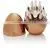 Copper Holder For Cutlery in Egg Shaped Decorative Partyware Cutlery Holder thumbnail-2