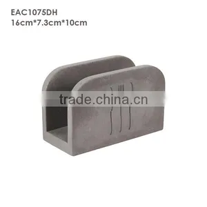 Creative Wedding Decoration Bare Concrete Restaurant Napkin Holder thumbnail-5