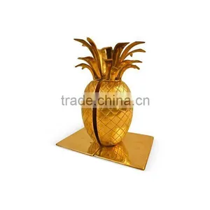 Pineapple Metal Bookends For Decorating Your Home thumbnail-2