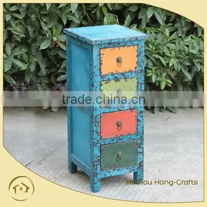 Small Wood Drawer Cabinet Storage thumbnail-2