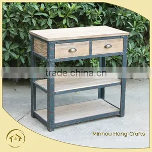 Outdoor Antique Wood Cabinets for Storage thumbnail-1
