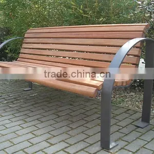 Street Furniture Wooden Bench thumbnail-3