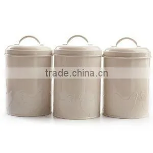 High Quality Metal Canister With Lid Bulk Tea Canister thumbnail-1