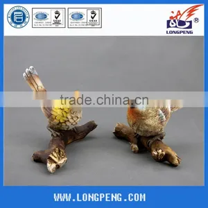 Cheap White Polyresin Bird for Garden Decoration & Indoor thumbnail-2
