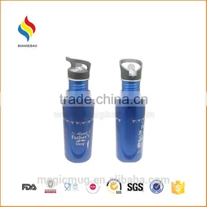 550ml Custom Printing Aluminium Sports Water Bottle thumbnail-2