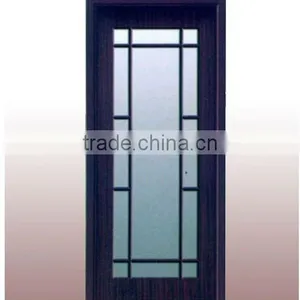 Classical Glass Insert Wood Interior Door thumbnail-4