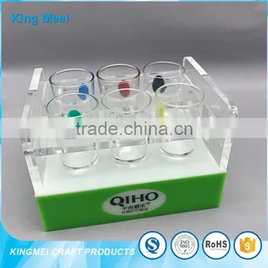 Custom Acrylic Desktop Serving Tray Wine Stand Display thumbnail-2