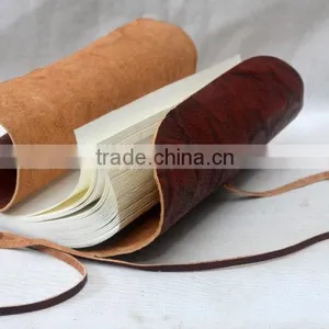 Handmade Vintage Crush Rolled Leather Journal thumbnail-2