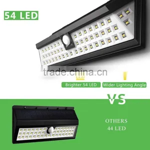 High Lumen Outdoor Ip65 54LED Solar Powered Garden Led Street Lighting thumbnail-4
