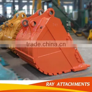 Heavy Duty Type Excavator Stainless Steel Paint Bucket Size in 1.2 CBM Capacity thumbnail-1