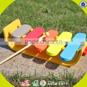 Wholesale Delicate Color Wooden Xylophone Toy Most Popular Wooden Xylophone Toy for Kids W07C022 thumbnail-4