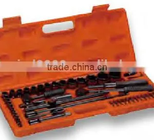 52PCS 1/2" & 1/4" SOCKET WRENCH, SOCKET SET, TOOL KIT thumbnail-2