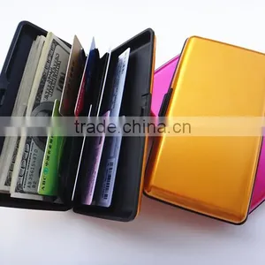 Aluminum Material and Credit Card Use Metal Credit Card Holder Wallet thumbnail-1