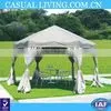 Outdoor Garden Gazebo Canopy With Mesh Insect Screen thumbnail-1