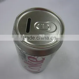 Coco-cola Shape Coin Tin Money Bank thumbnail-2