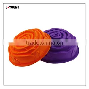 10133ose Shape Silicone Cake Mold thumbnail-2