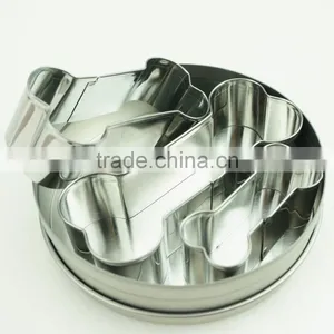 47096 3pcs Dog Bone Stainless Steel Cookie Cutter Set thumbnail-6