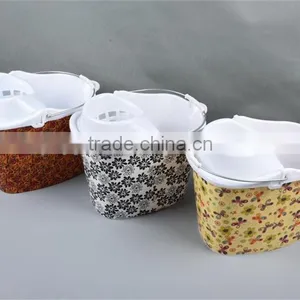 High Quality Plastic Cleaning Mop Bucket With Wringer thumbnail-1