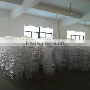 Used Clear Resin Chiavari Chairs Banquet Chairs for Sale thumbnail-1