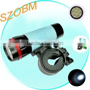 2 Mode Aluminum Alloy 7*LED Bicycle Light (7C) SKU#1345 thumbnail-1