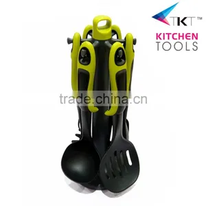 7pcs Nylon Kitchen Tools,nylon Kitchenware With Steel and TPR Handle thumbnail-2