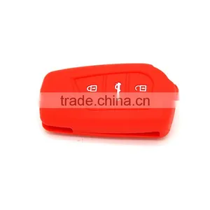 High Quality 3 Buttons Remote Key Case Silicone Car Key Cover for Toyota Corolla Vios RAV4 thumbnail-3