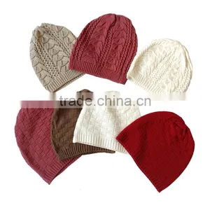 Knitted Women New Style Girls Fashion Winter Beanie Hat Factory thumbnail-4