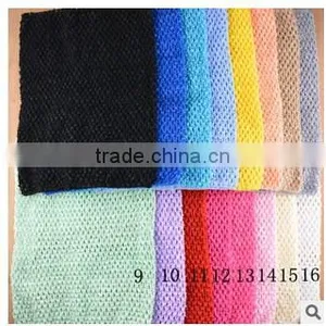 Wholesale 2015 Hot Sale New Arrival 24cm X 32cm Baby Girl 12Inch Crochet Tutu Tube Tops Chest Wrap Wide Crochet Headbands thumbnail-1
